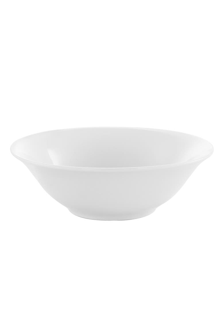 Noble Court 16 pc Dinnerware Set - White - Fine Ceramic, Alternate, color, White