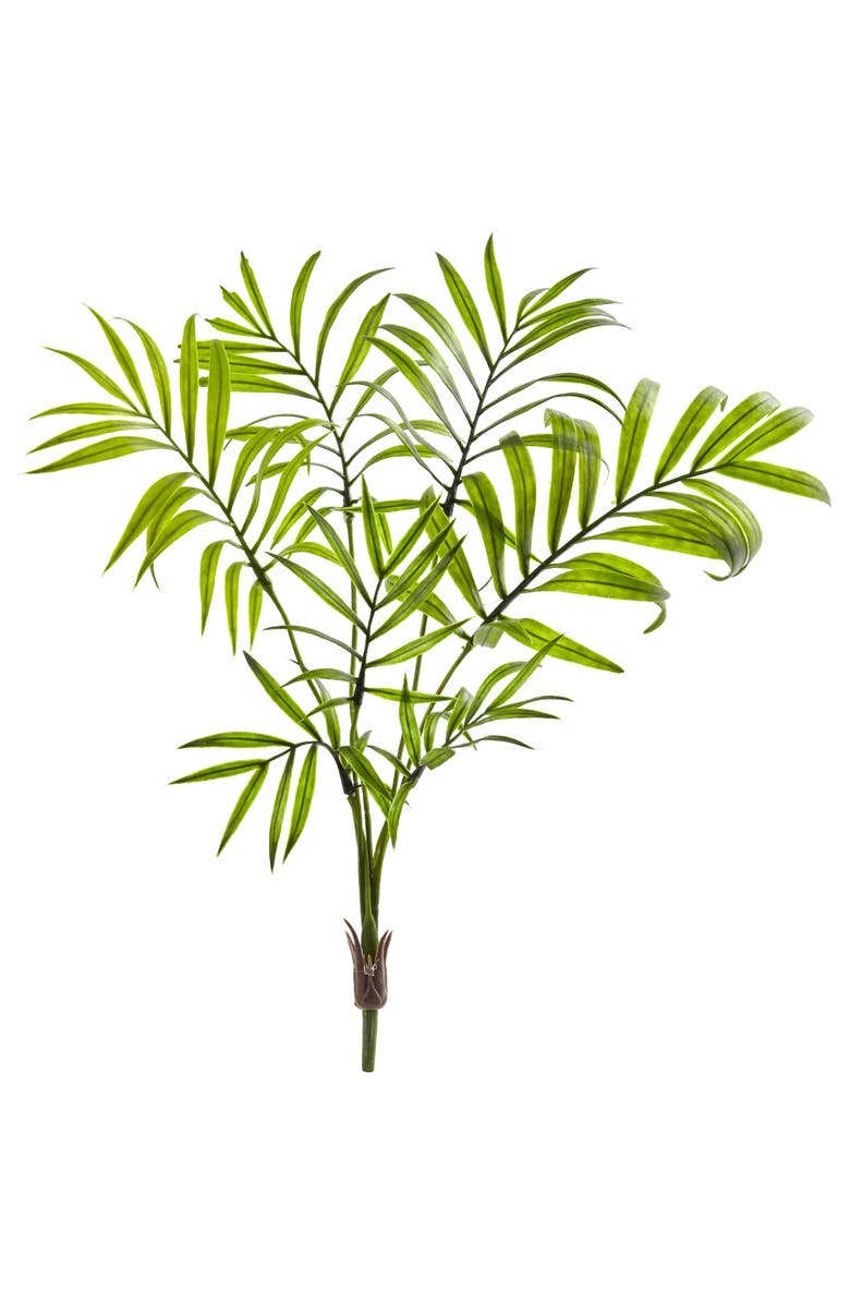 NEARLY NATURAL 15-in Mini Areca Palm Bush, Main, color, Green