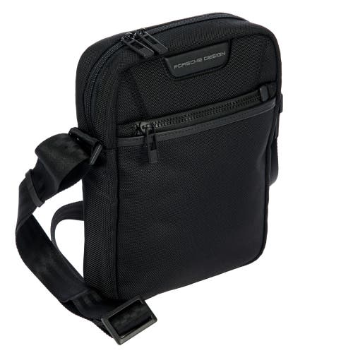 Porsche Design Roadster Evo Nylon Shoulder Bag In Black