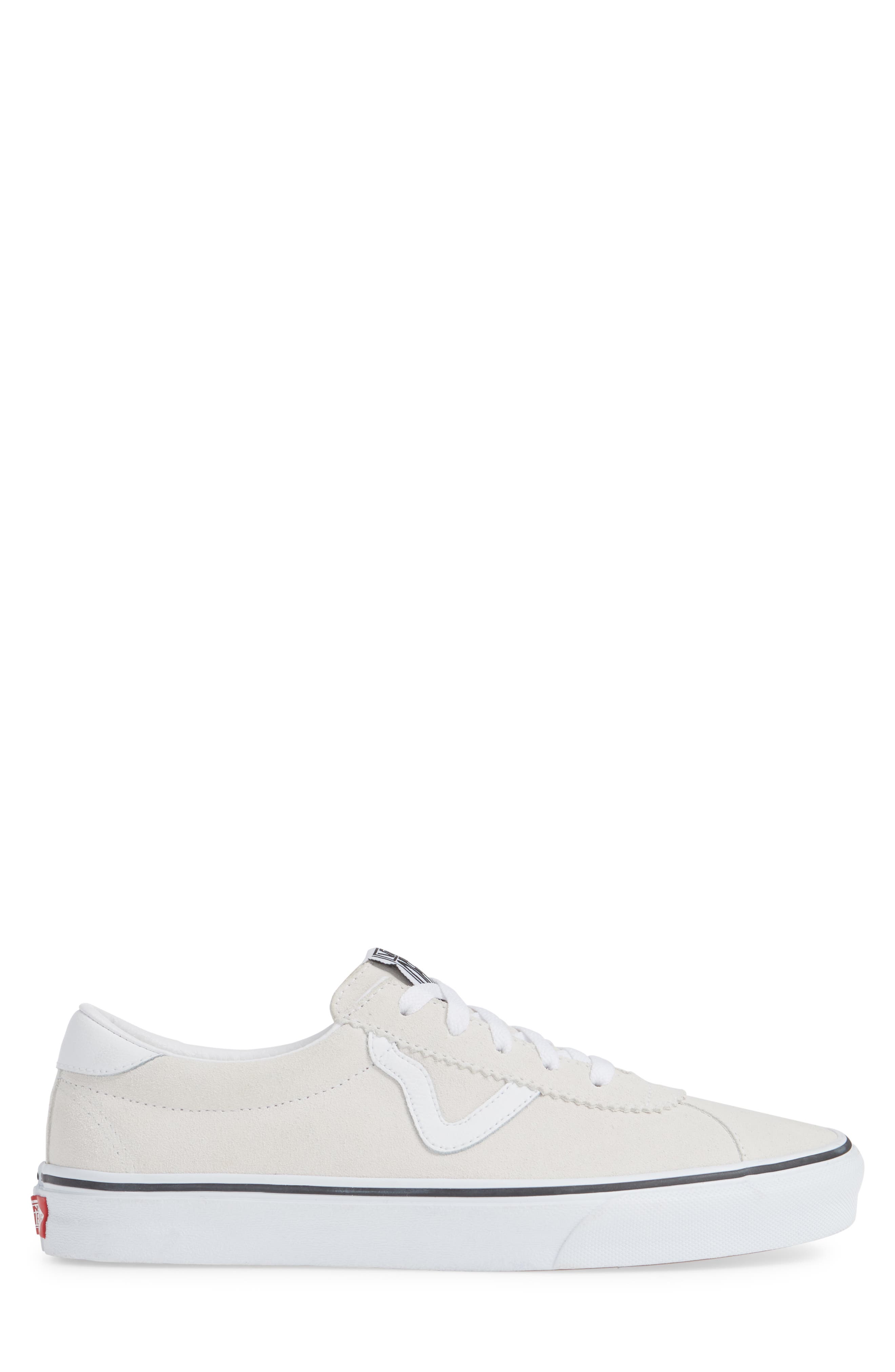 Sport Sneaker, Alternate, color, WHITE SUEDE