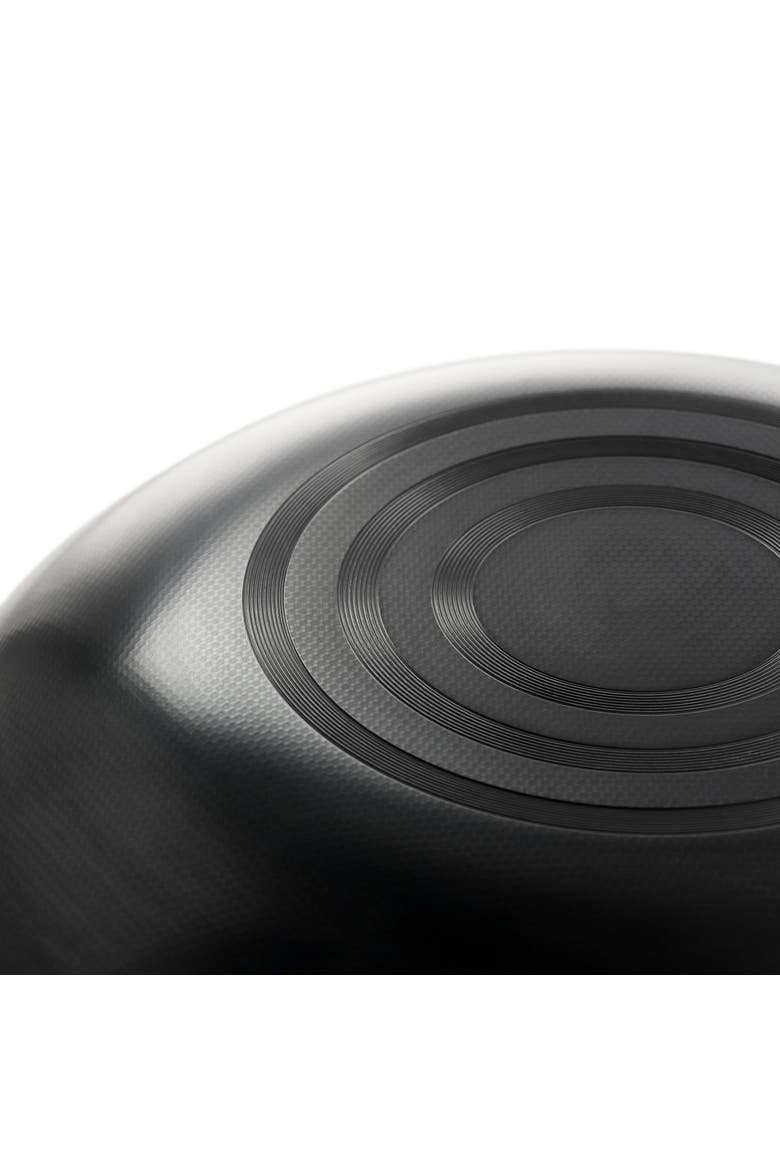 Debossed 13 Inch Heavy Gauge Carbon Steel Wok, Alternate, color, Black