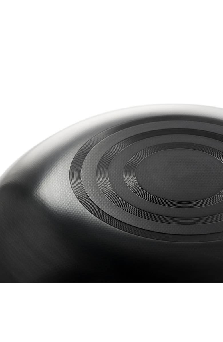 Gibson Home Debossed 13 Inch Heavy Gauge Carbon Steel Wok, Alternate, color, Black