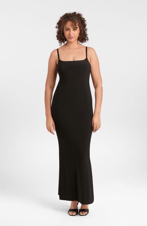Sculpting Shapewear Scoop Neck Cami Maxi Dress