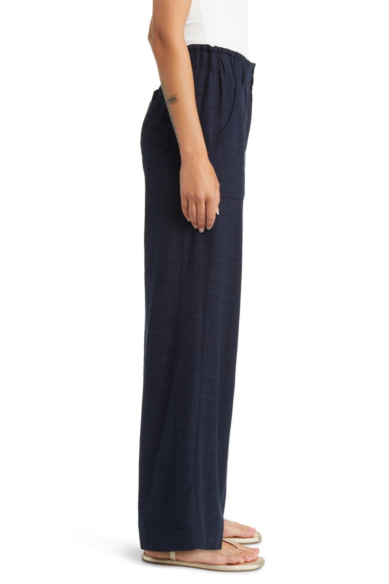Sky Rise Wide Leg Pants, Alternate, color, NAVY
