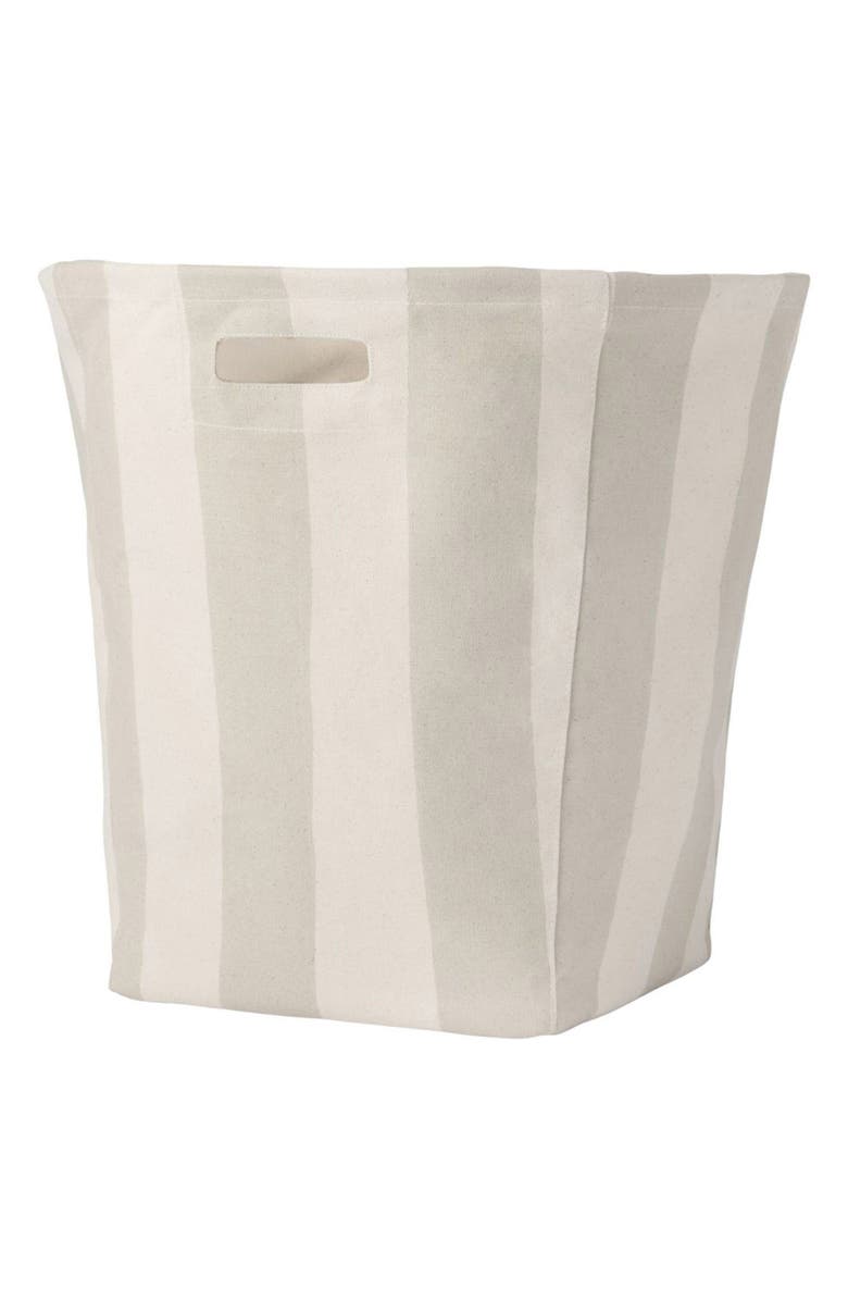 Pehr Tapered Cotton Canvas Hamper, Main, color, Taupe