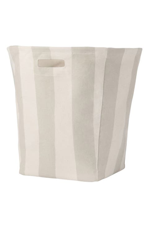 Tapered Cotton Canvas Hamper
