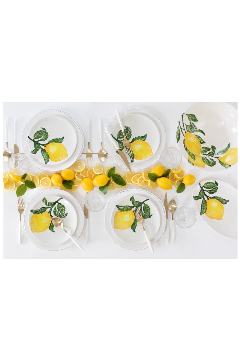 Limoni Medium Serving Bowl, Alternate, color, YELLOW