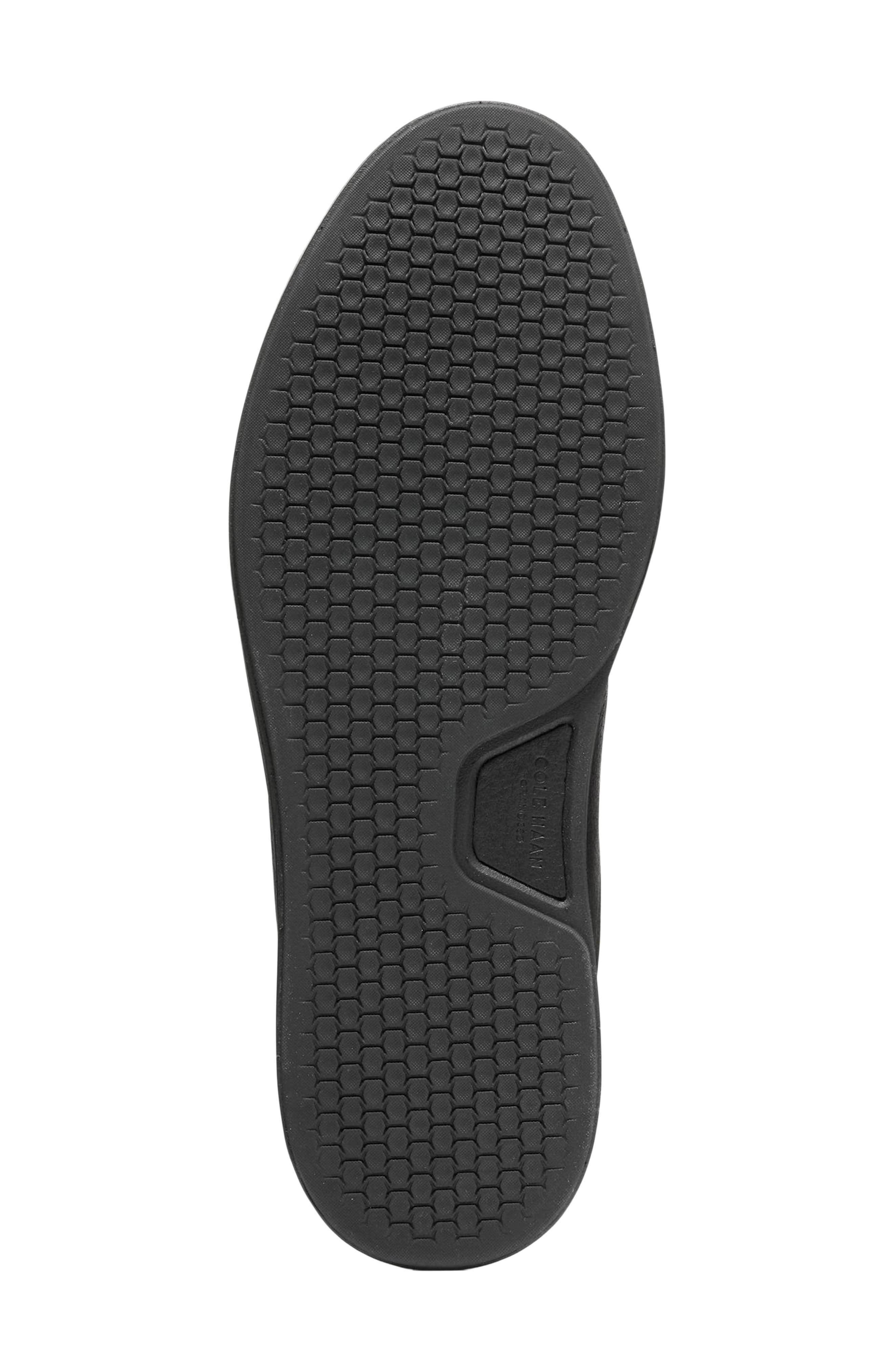 GrandPrø CitySpectre Laser Leather Sneaker, Alternate, color, BLACK / BLACK