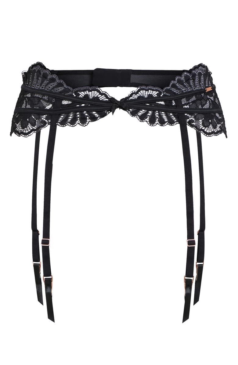 Hunkemöller Poppy Lace Garter Belt, Main, color,