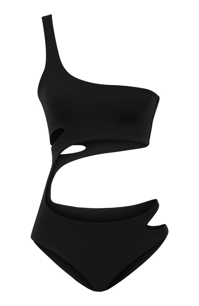 Jendue Ocean Cutout Swimsuit Pink, Main, color, 