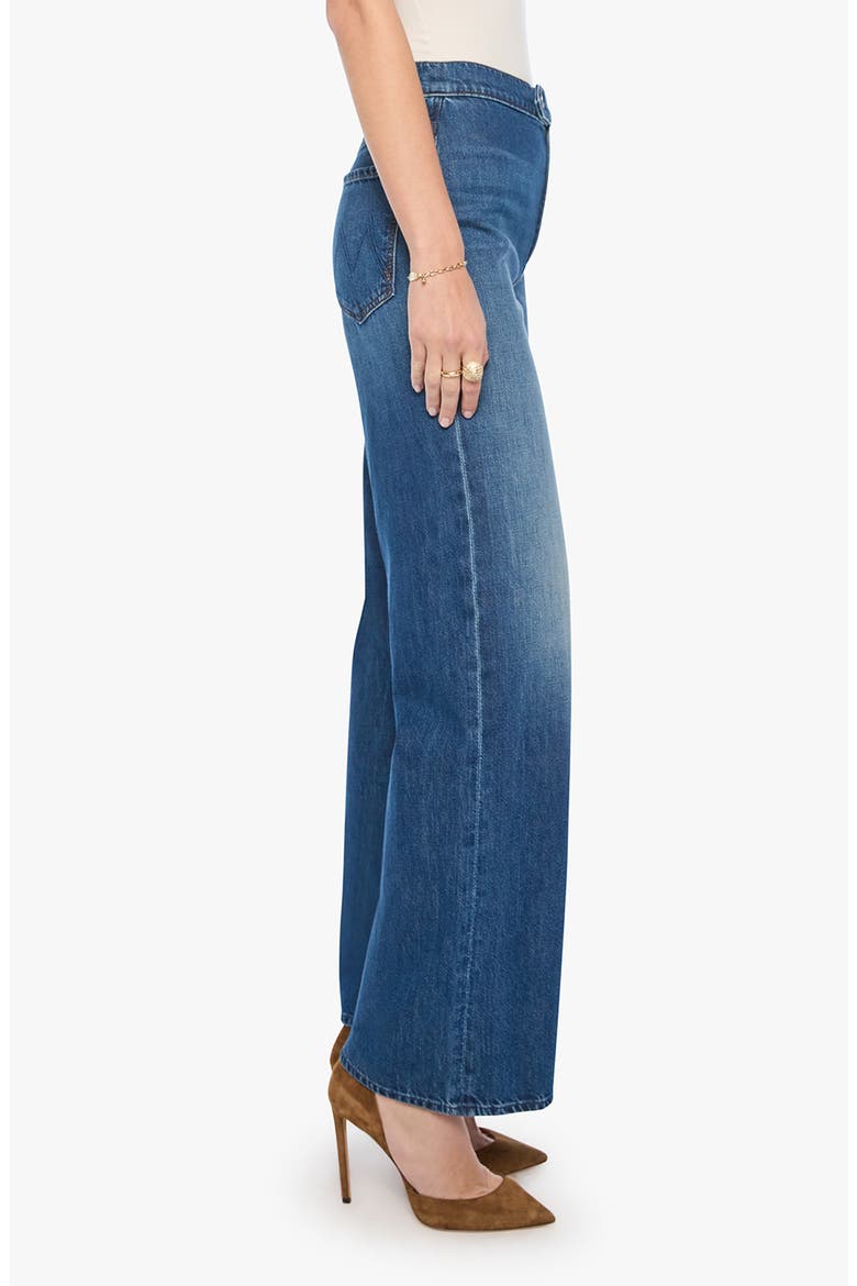 The Tab Rerun Zip Sneak High Waist Wide Leg Jeans, Alternate, color, BAD DATE
