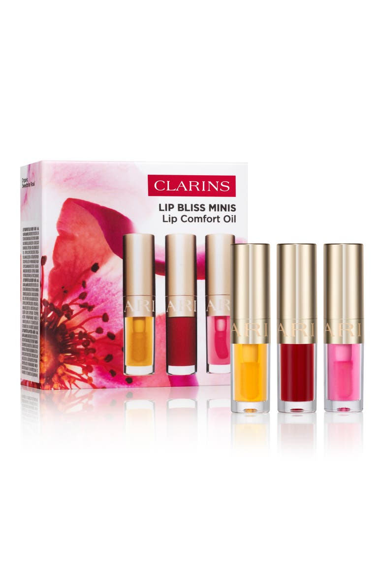 3-Pack Mini Lip Oil Set, Main, color, NO COLOR