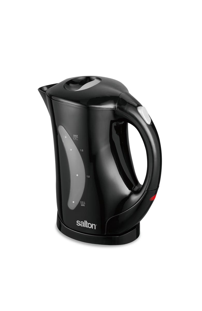 Salton Cordless Electric Kettle, Main, color, Black
