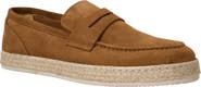 André Assous Mateo Leather Penny Loafer Espadrille
