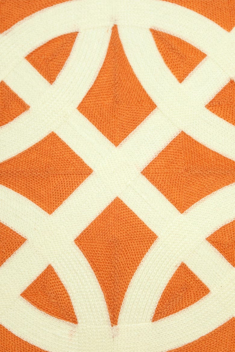 Chano Transitional Pillow - 20" x 20" - Orange, Alternate, color, ORANGE