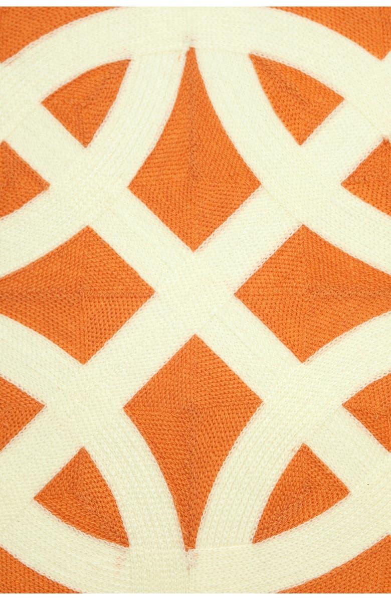 PARKLAND COLLECTION Chano Transitional Pillow - 20" x 20" - Orange, Alternate, color, Orange