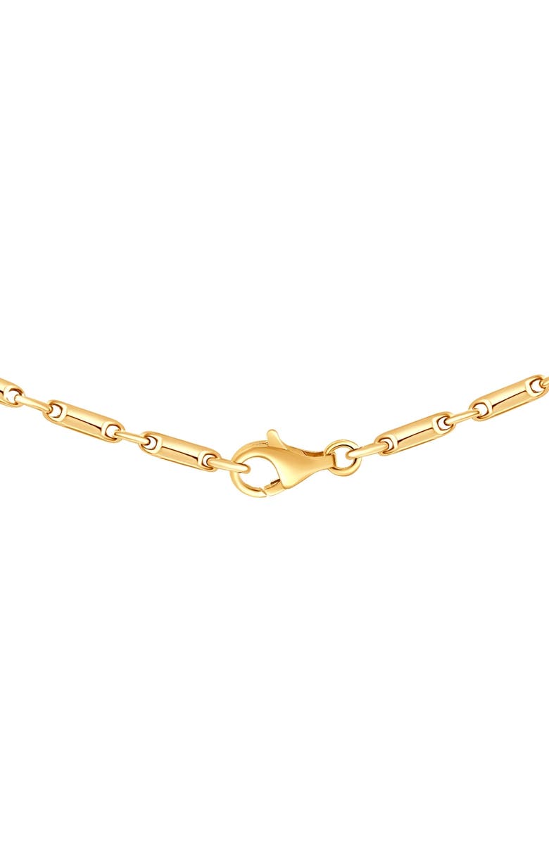 Bliss Diamond 14k Gold Women's 24" Chain Necklace 8.50 Grams 2.5mm Thick, Alternate, color, 14K Yellow Gold