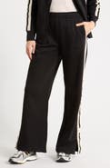 DKNY Textured Tape Wide Leg Track Pants