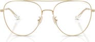 COACH 56mm Pilot Blue Light Blocking Optical Glasses