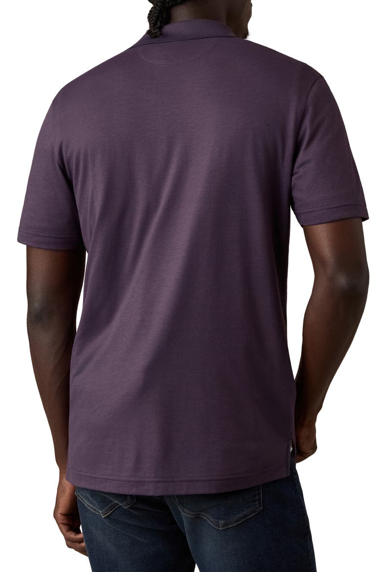 Movement Piqué Knit Polo, Alternate, color, BERRY NIGHT