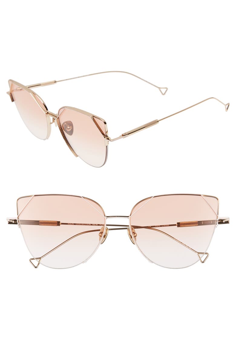 HAZE The Schema 59mm Cat Eye Sunglasses, Main, color,