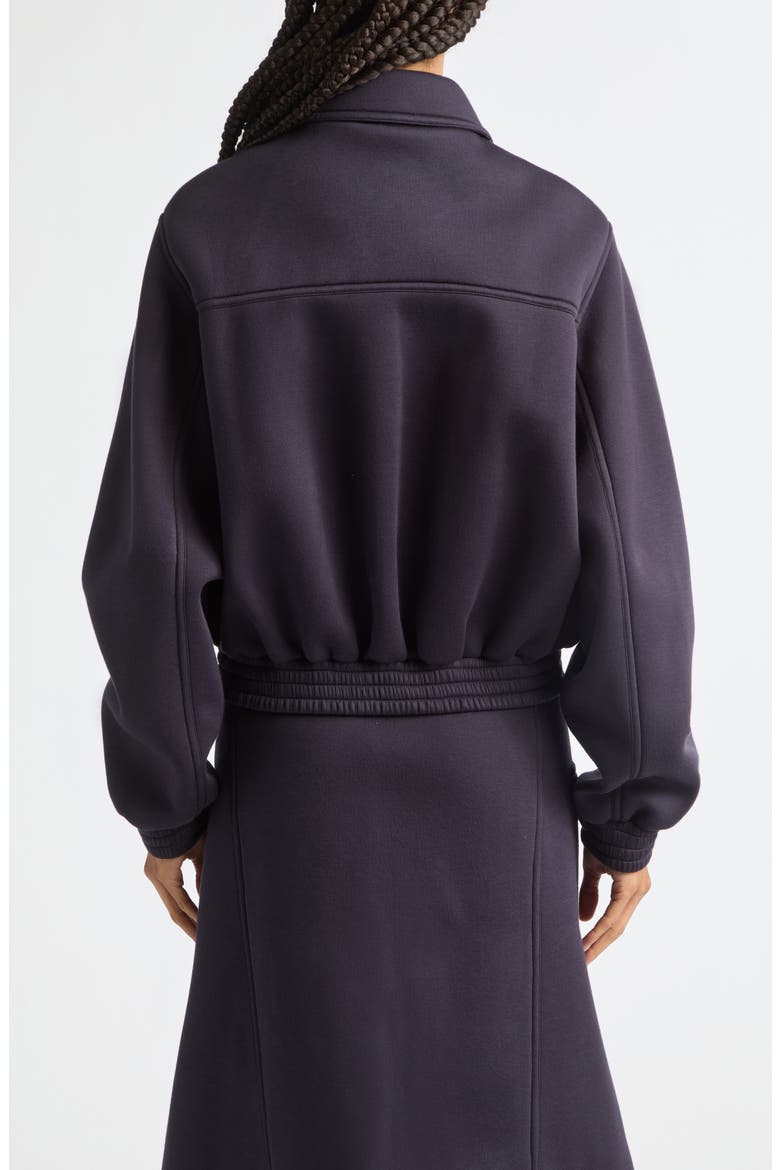Viscose Knit Zip Jacket, Alternate, color, BLUE BLACK