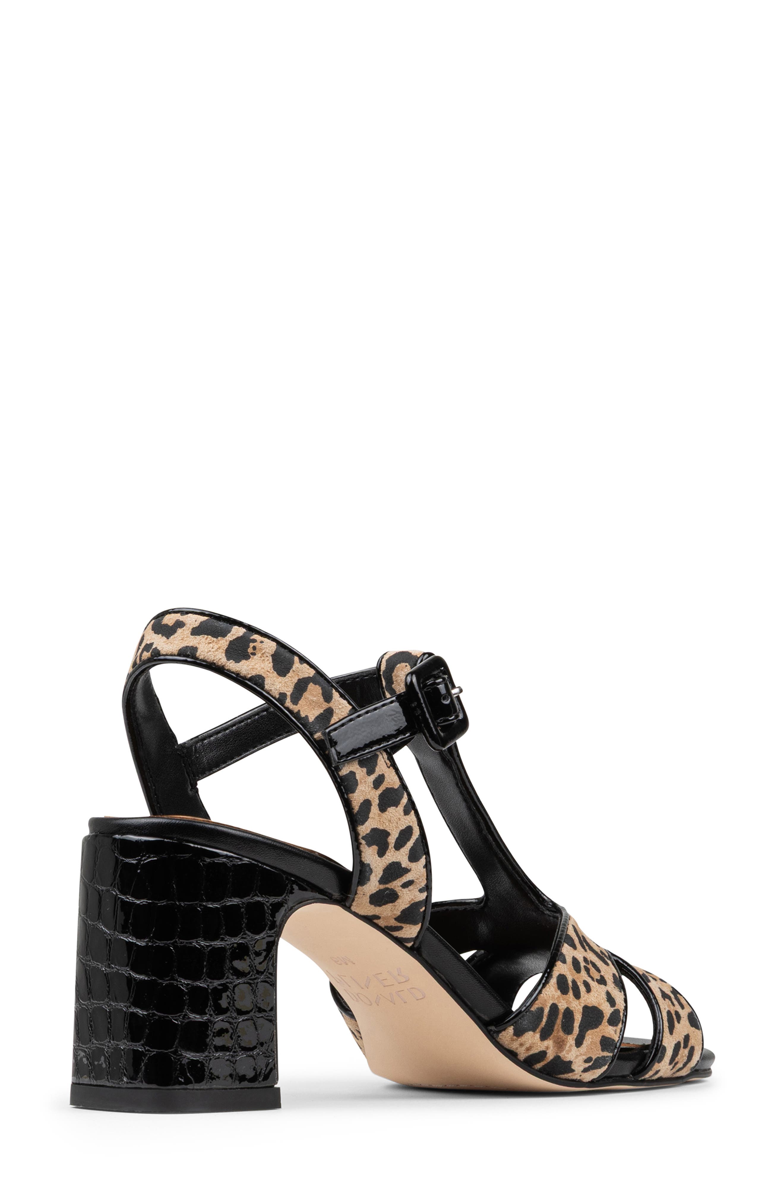 Donald Pliner T-Strap Sandal, Alternate, color, Leopard/ Leopard