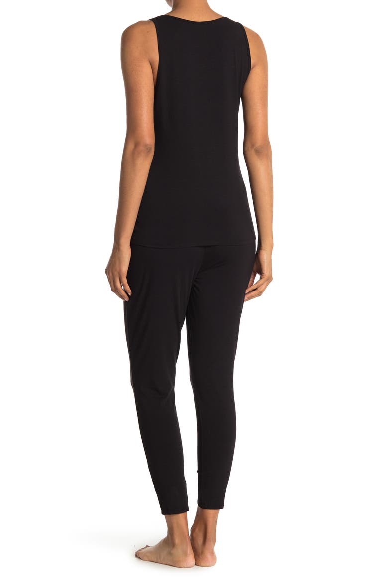 Tank & Joggers 2-Piece Pajama Set, Alternate, color, UB1 BLACK