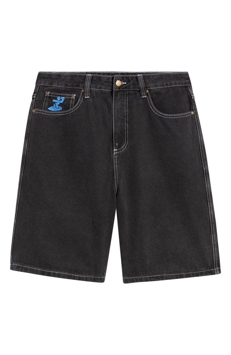Rip Curl Liquid Trips Denim Shorts, Main, color, Washed Black