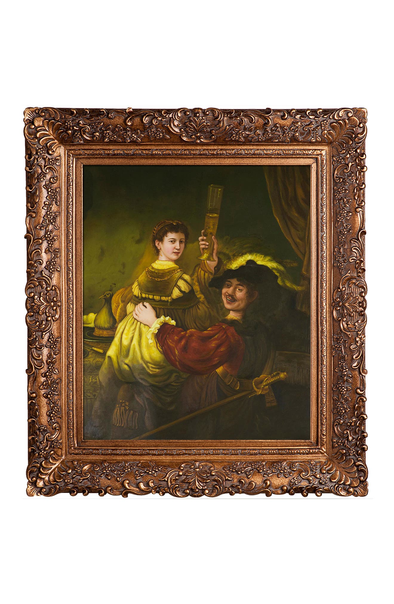 OVERSTOCK ART 'Rembrandt and Saskia in The Parable of The Prodigal Son ...