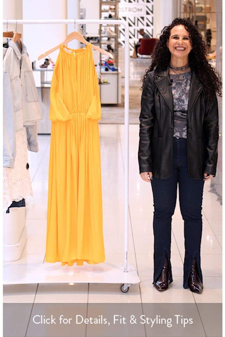 Meredith Pleated Sleeveless Dress video