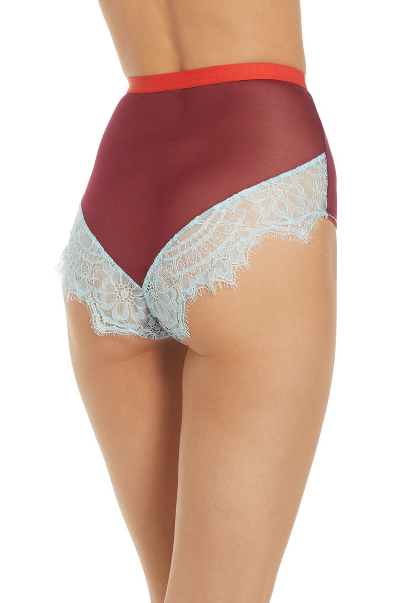 Dora Larsen Fern High Waist Panties, Alternate, color,