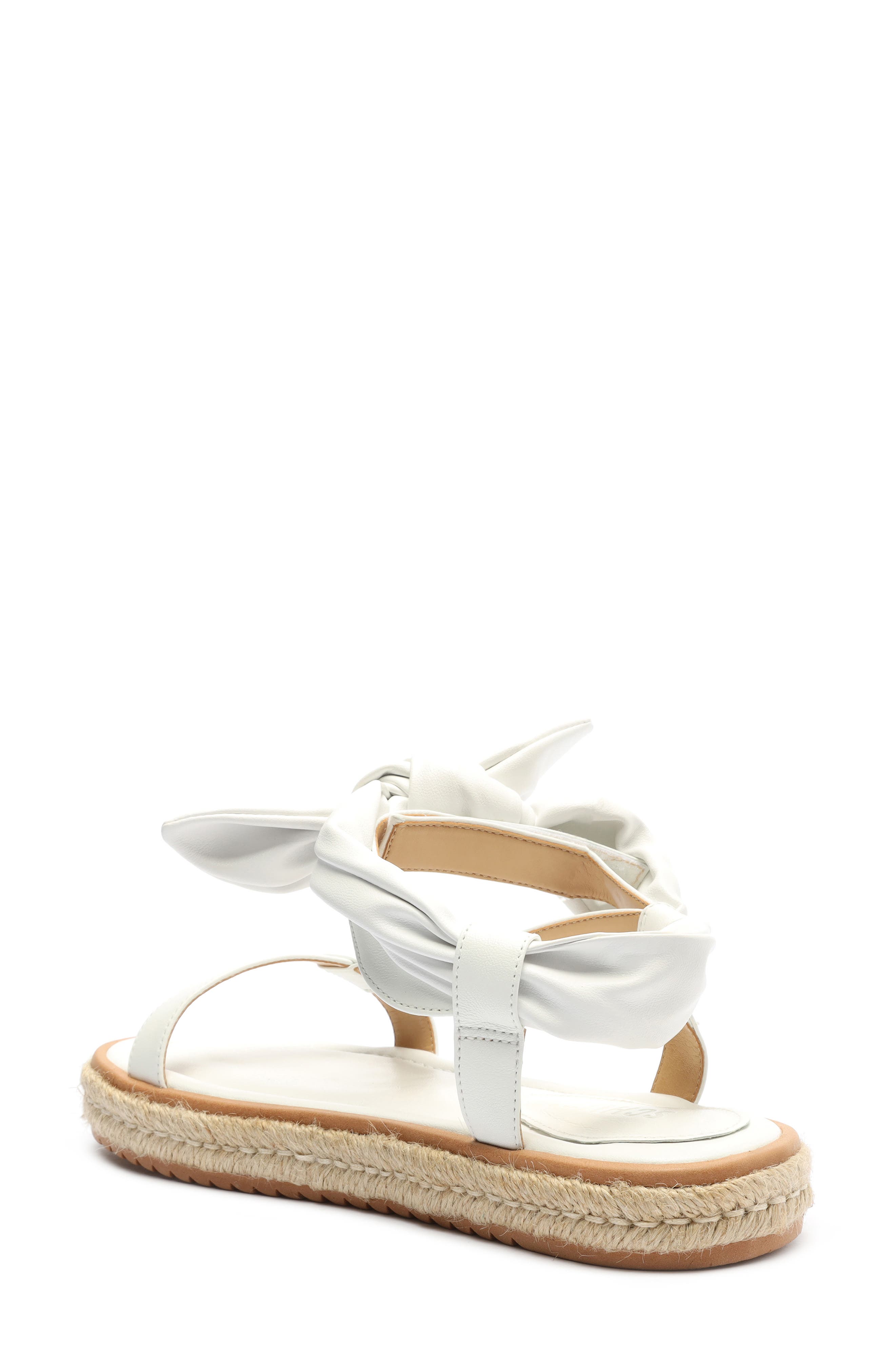 Wronny Espadrille Platform Sandal, Alternate, color, WHITE