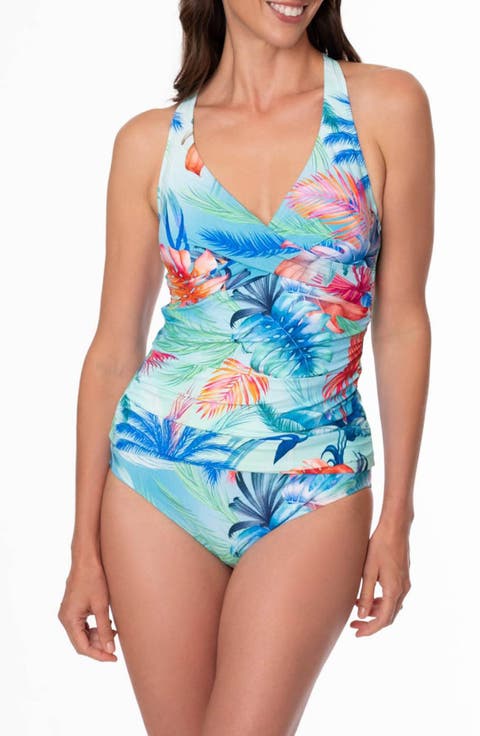 Louise Wrap Tankini Top