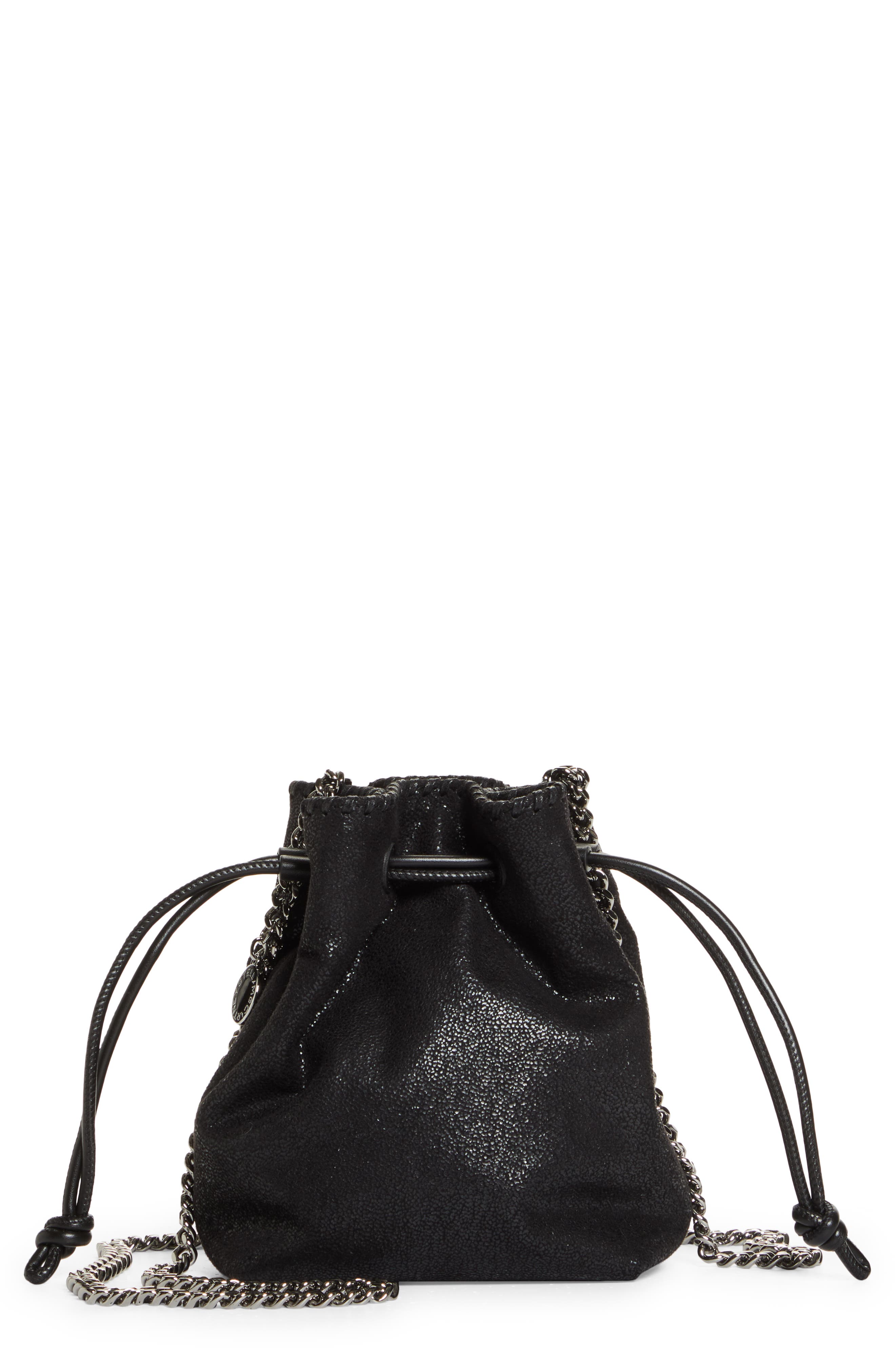 Stella McCartney Falabella Micro Bucket Bag, Main, color, 