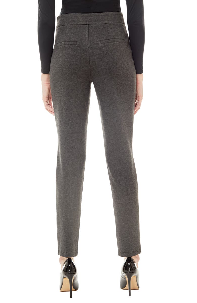BY DESIGN Heidi Ponte Pants, Alternate, color, Charcoal Heather