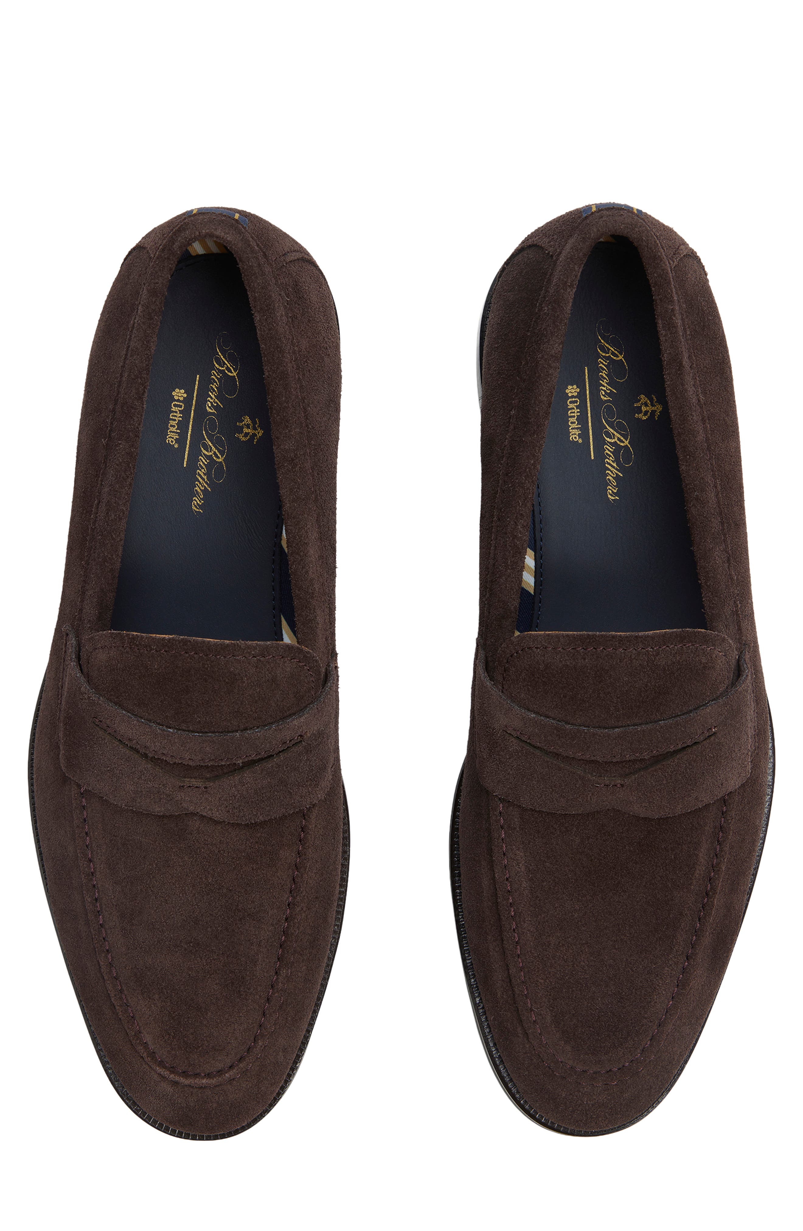 Glenrock Penny Loafer, Alternate, color, DARK BROWN