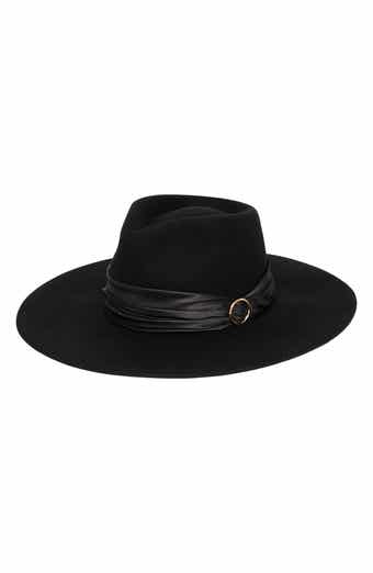 Satin Ribbon Wool Fedora
