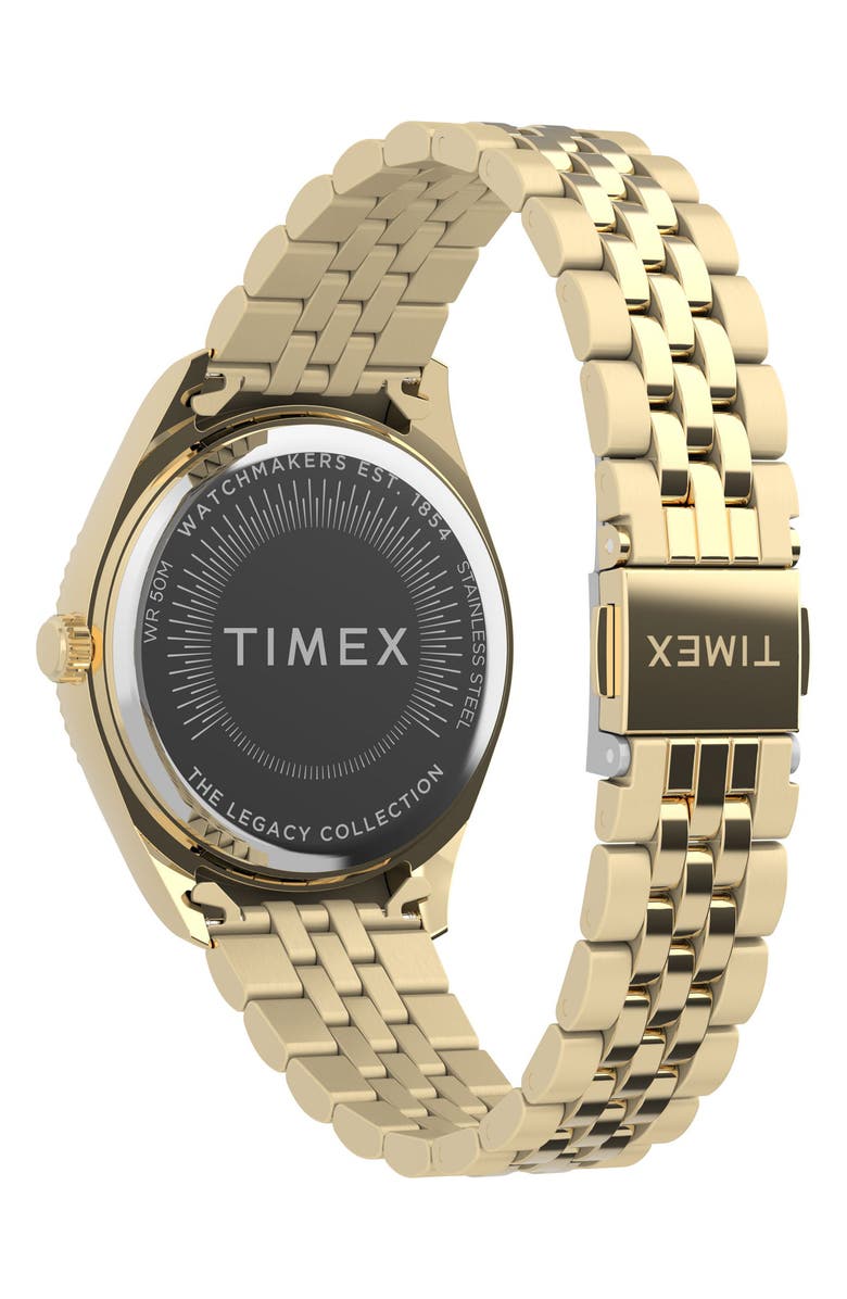 Timex<sup>®</sup> Legacy Celestial Bracelet Watch, 36mm, Alternate, color, White/ Goldtone