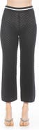 Alexia Admor Kora Cropped Open Stitch Knit Pants