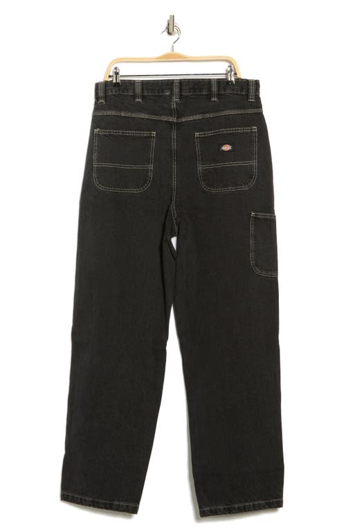 Dickies Madison Baggy Fit Denim Pant In Black