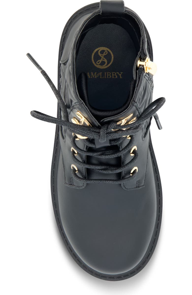 SAM & LIBBY Kids' Combat Boot, Alternate, color, Black