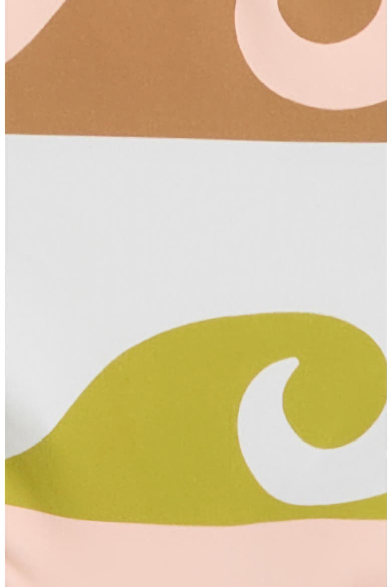 Kids' Lilly Wave Two-Piece Swimsuit, Alternate, color, CHARTREUSE