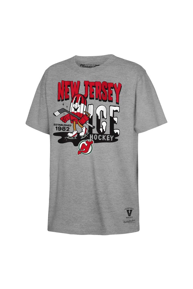 Youth Mitchell & Ness Gray New Jersey Devils Popsicle T-Shirt, Alternate, color, Gray