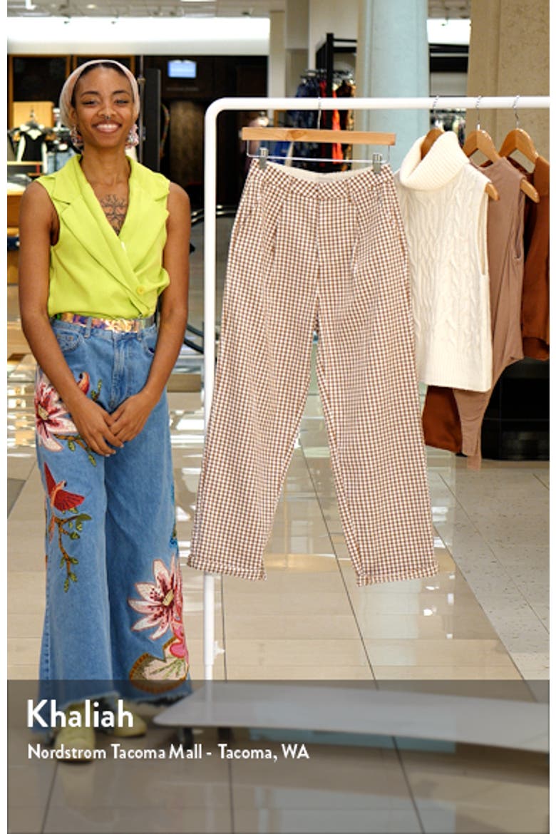 Victory High Waist Wide Leg Ankle Pants video