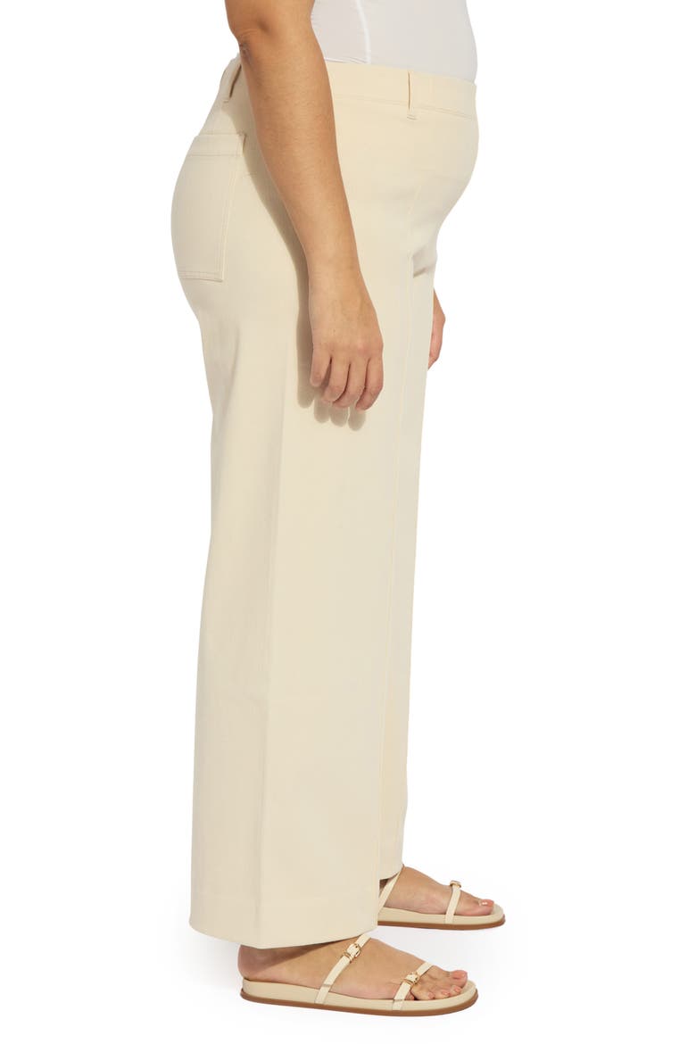 Nova Pintuck Pull-On Wide Leg Pants, Alternate, color, COCO CLAY