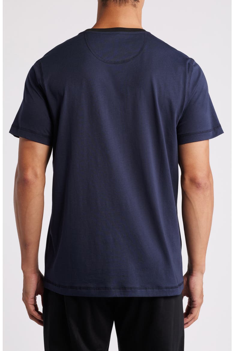 Peruvian Pima Cotton Crewneck T-Shirt, Alternate, color, MIDNIGHT
