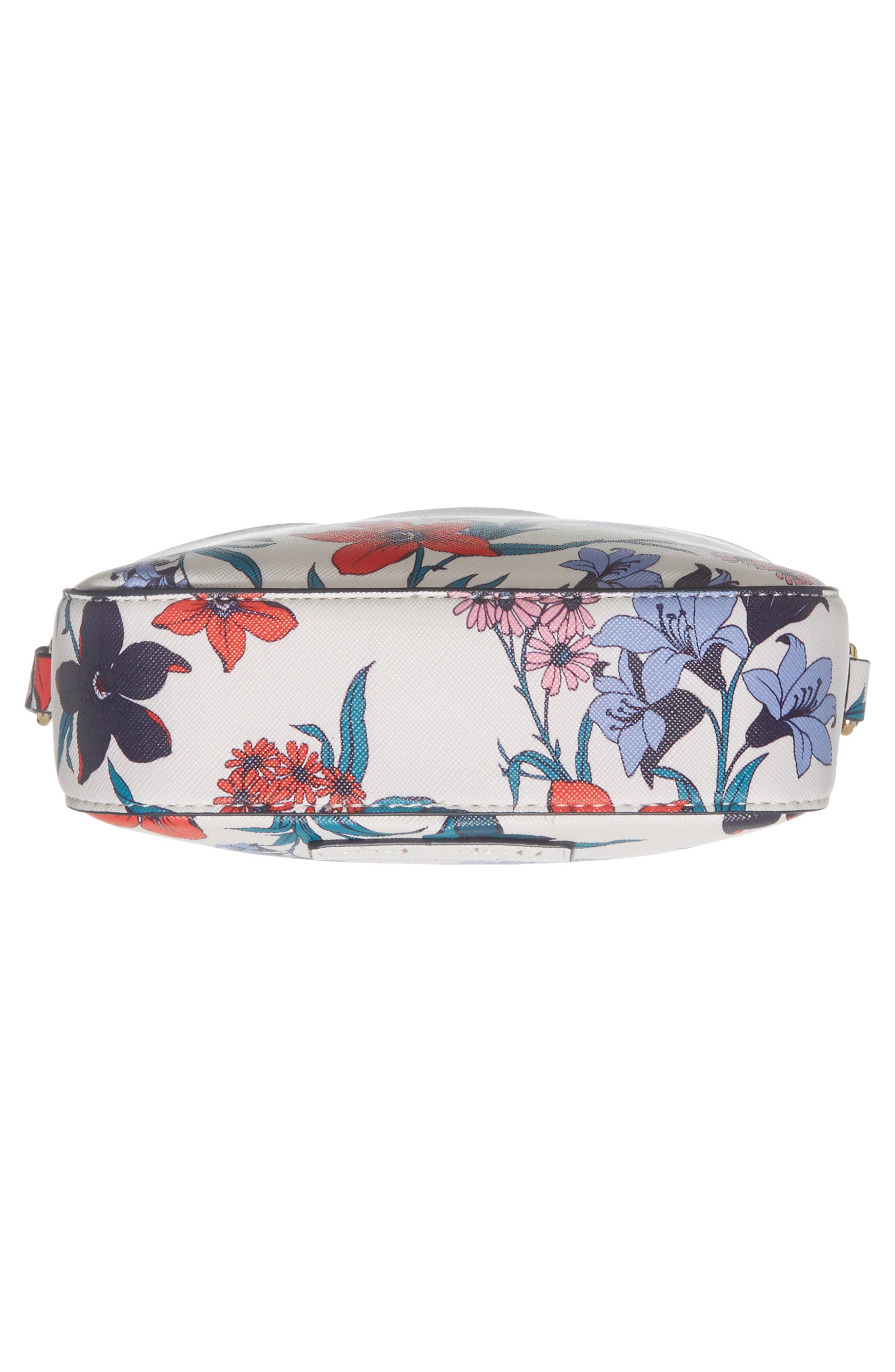 Elliston Floral Faux Leather Camera Bag, Alternate, color, WILLOW WHITE
