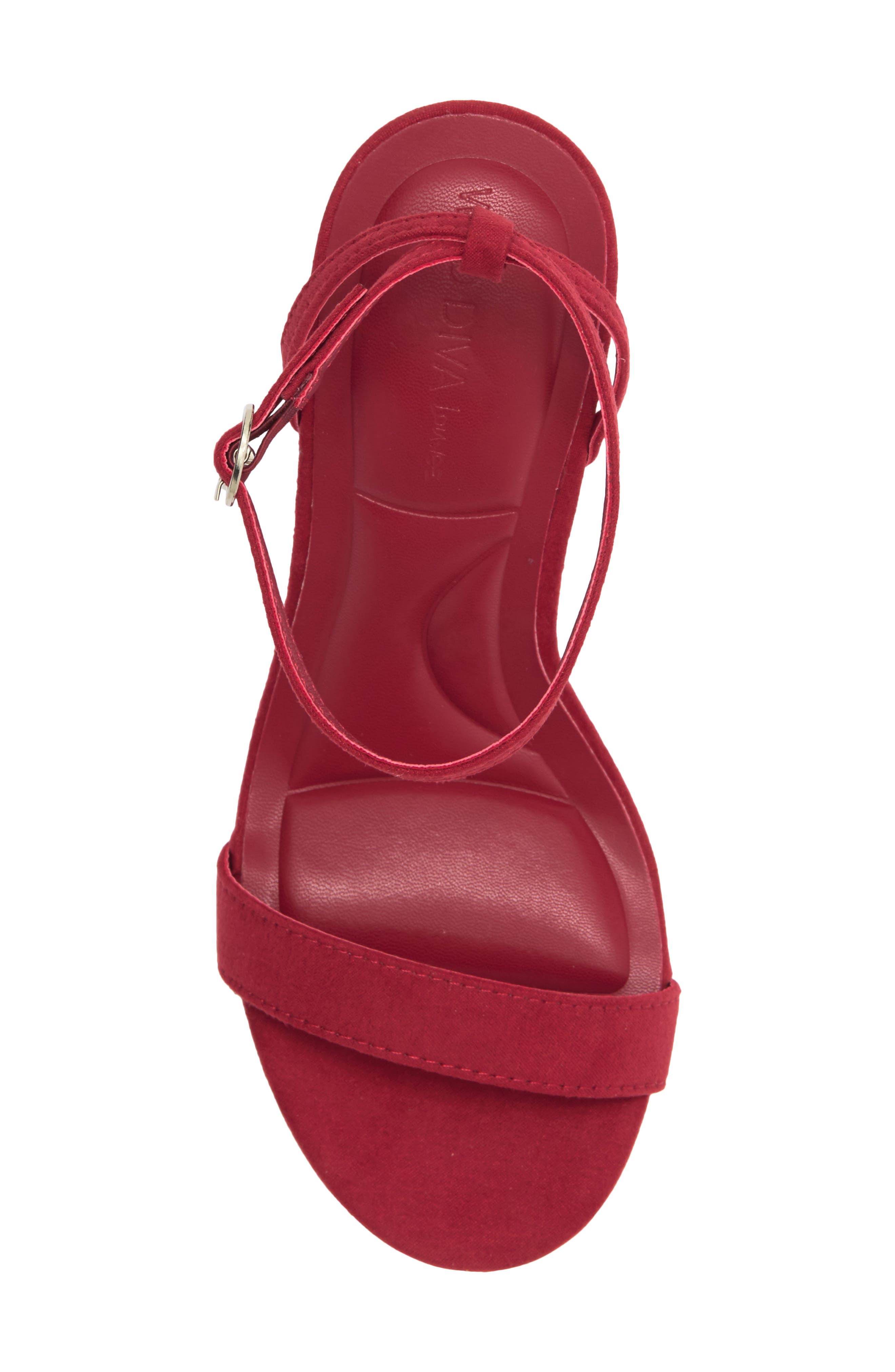 Milani Platform Sandal, Alternate, color, RED