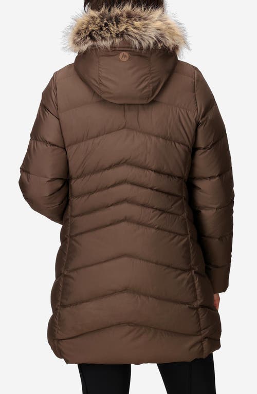 Marmot Montreal 700 Fill Power Down Parka In Brown
